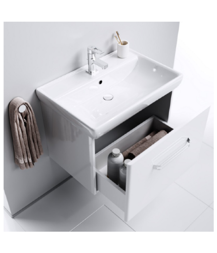 Тумба с умывальником AQWELLA Neo 60 Белый Neo.01.06/1